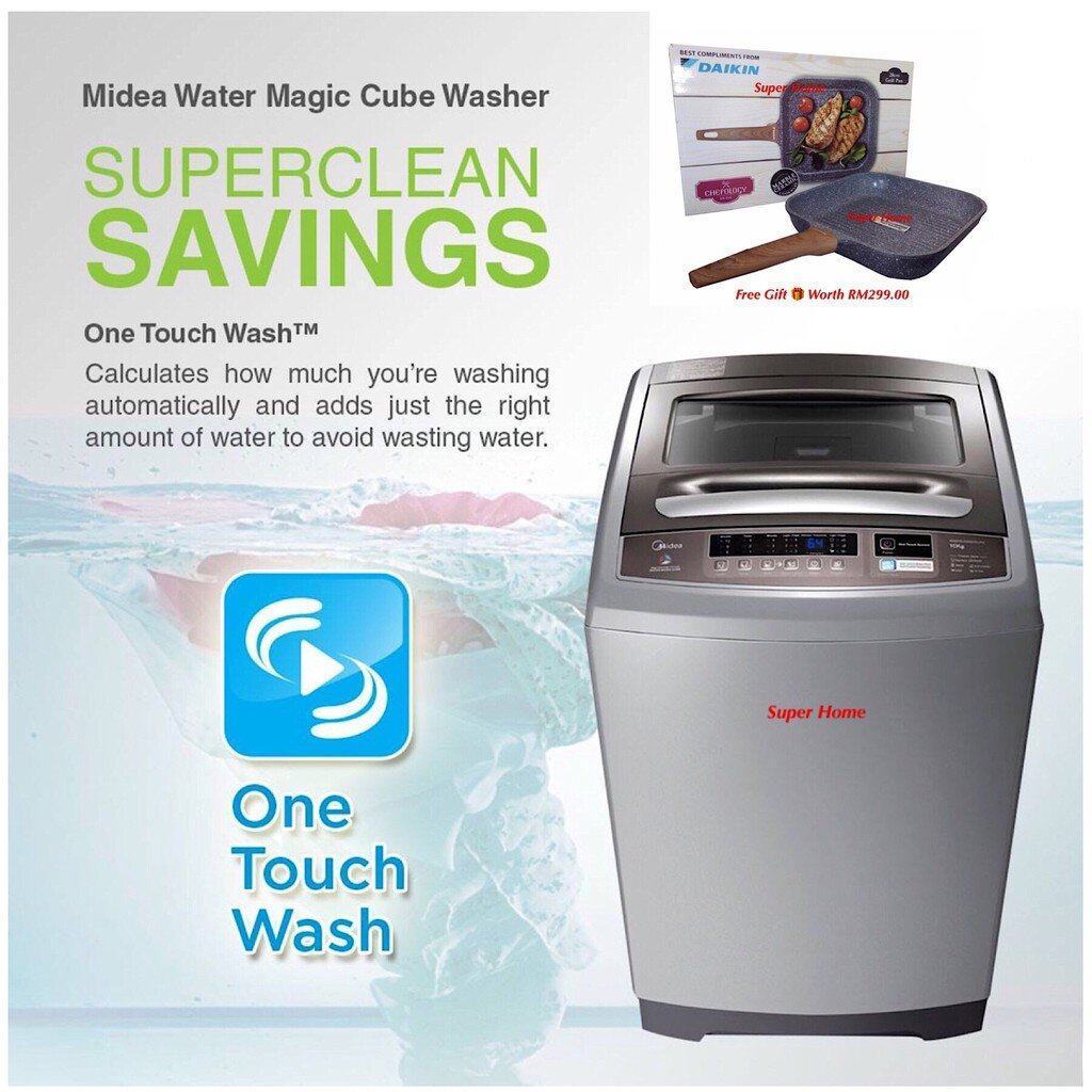 Thiết kế sang trọng, tinh tế giúp  máy giặt Midea dễ dàng “ghi điểm”với người tiêu dùng