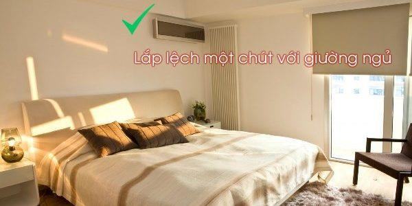 cách đặt máy điều hòa trong phòng ngủ