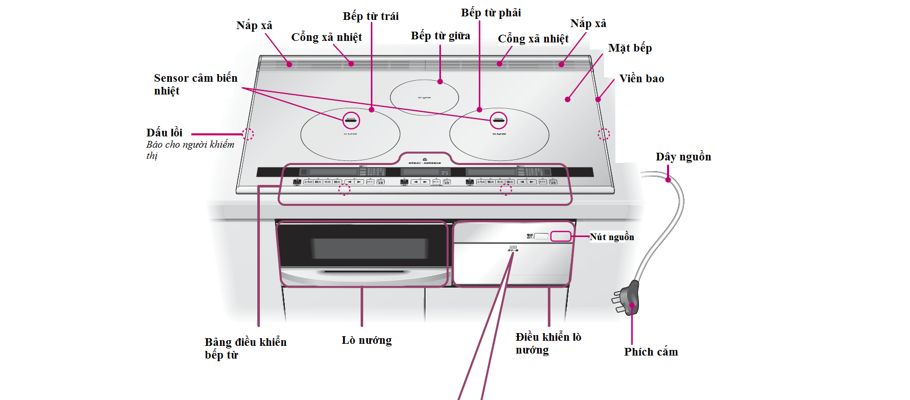 Hướng dẫn sử dụng Bếp từ Hitachi HT-K8STWF
