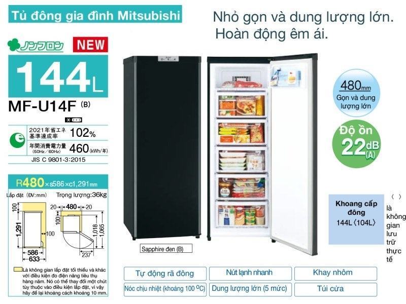 Hướng dẫn cách sử dụng tủ đông mitsubishi mới nhất