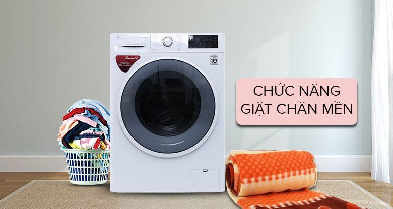 máy giặt bao nhiêu cân thì giặt được chăn