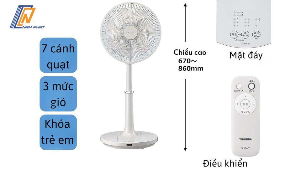 Quạt cây Toshiba TF-30Al26