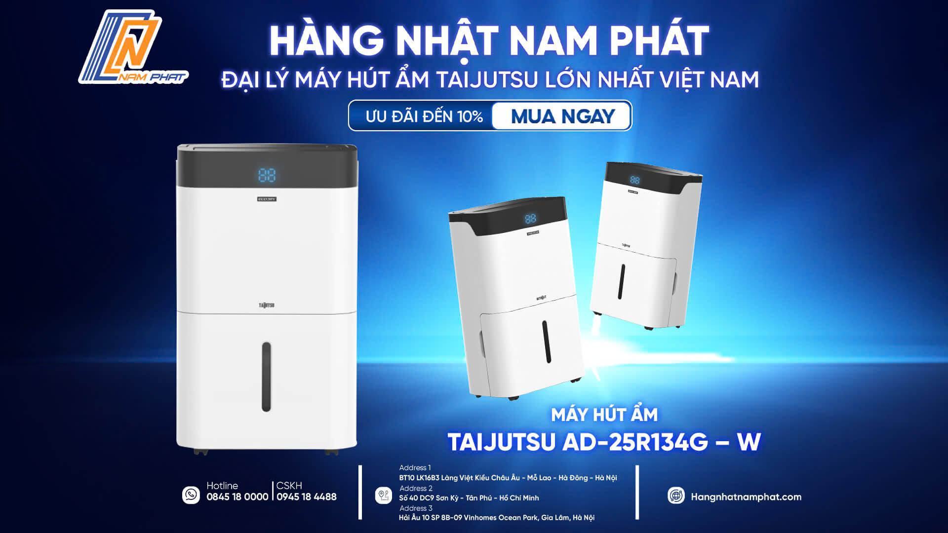 Máy Hút Ẩm Taijutsu AD-30R290G-W
