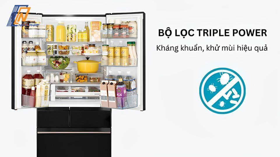 Tủ lạnh Hitachi R-HXCC54V-X