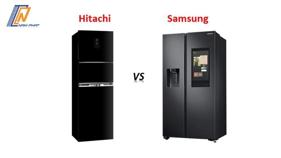 so sánh tủ lạnh Hitachi và Samsung