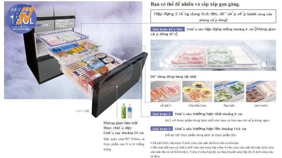 Tủ Lạnh Hitachi R-HXCC62V