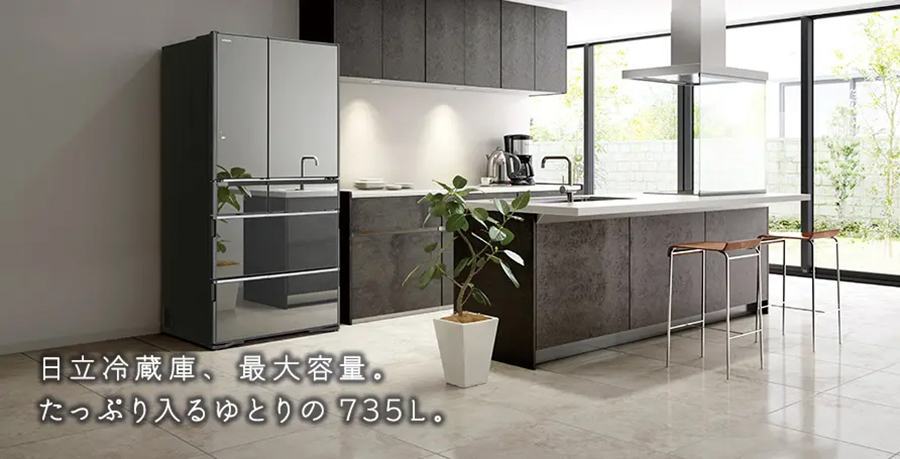 Tủ lạnh Hitachi R-WXC74X