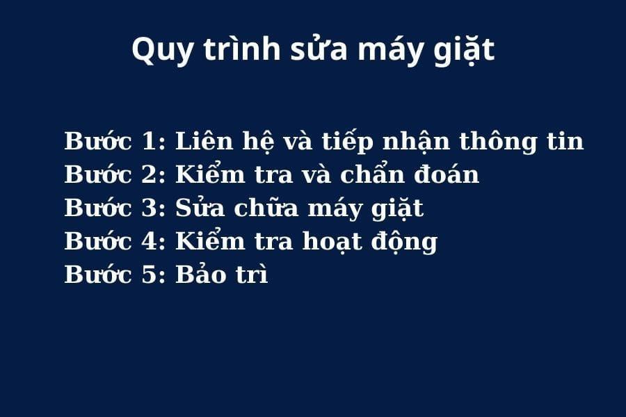 sửa chữa máy giặt