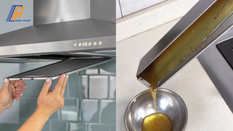 dầu thừa trong máy hút mùi có tái sử dụng được không