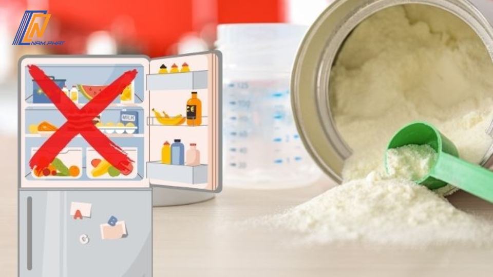 có nên bảo quản sữa bột trong tủ lạnh không