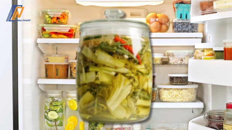 lưu ý khi bảo quản đồ muối chua trong tủ lạnh