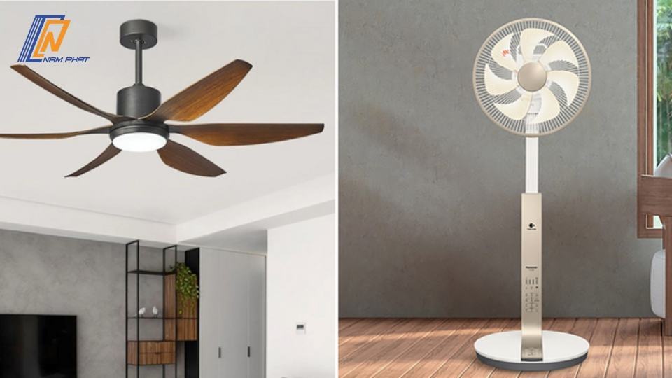 quạt cây hay quạt trần tốn điện hơn