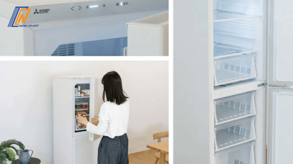 tủ cấp đông Mitsubishi MF-U22K-W