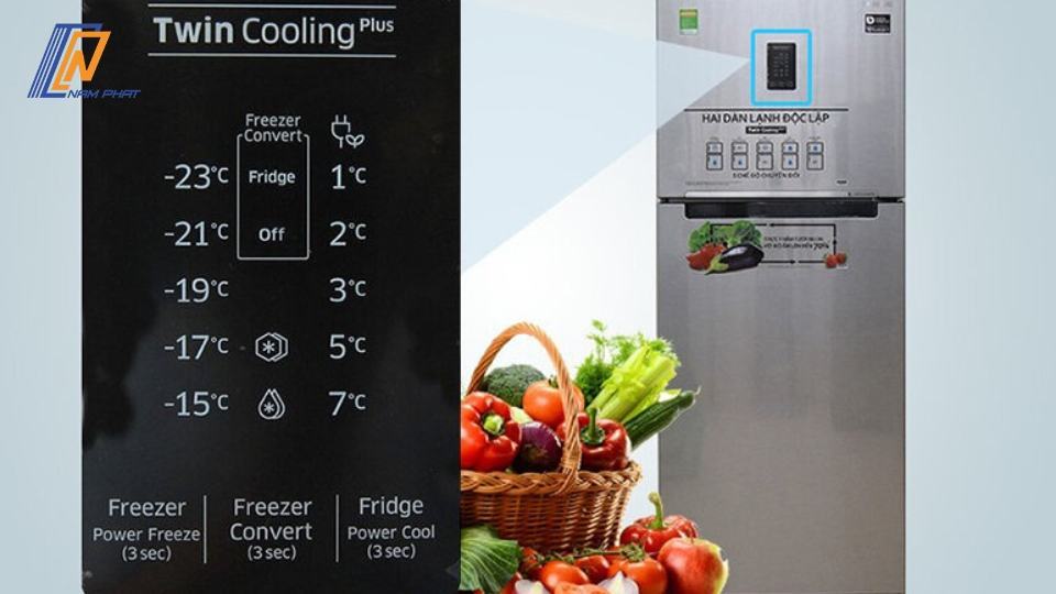 cách chỉnh nhiệt độ tủ lạnh samsung