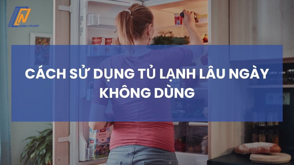 cách sử dụng tủ lạnh lâu ngày không dùng