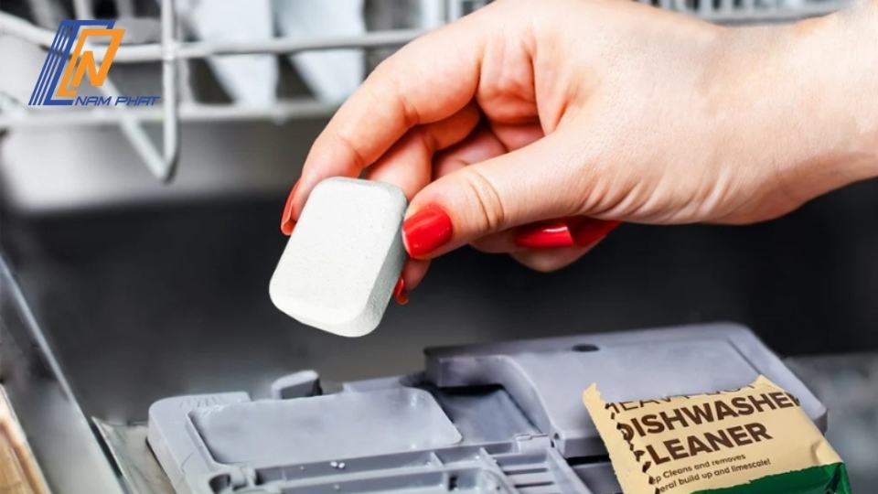 cách sử dụng viên làm sạch máy giặt