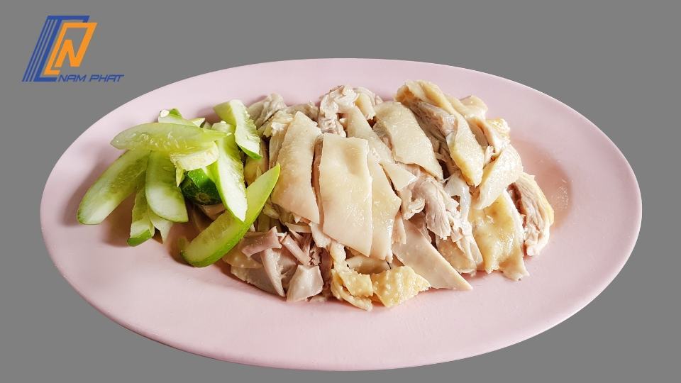 chế biến gà luộc để tủ lạnh