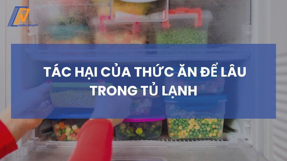 tác hại của thức ăn để lâu trong tủ lạnh