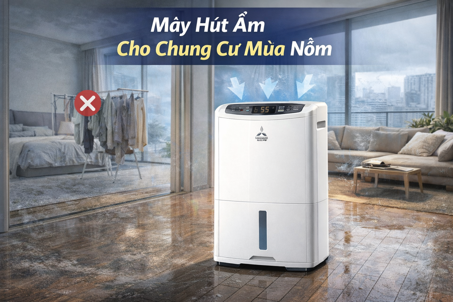 Máy Hút Ẩm Cho Chung Cư Mùa Nồm
