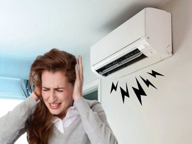 Dàn lạnh điều hòa kêu to 