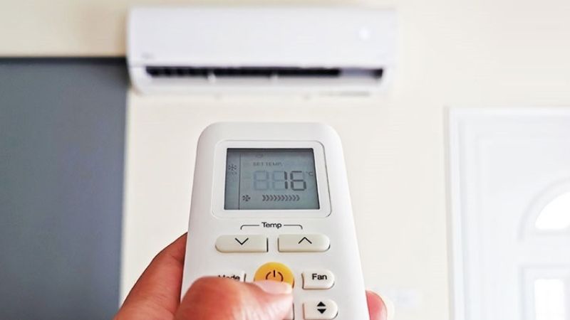 Bật điều hòa 