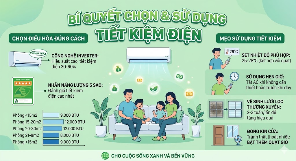 Điều Hòa Tiết Kiệm Điện