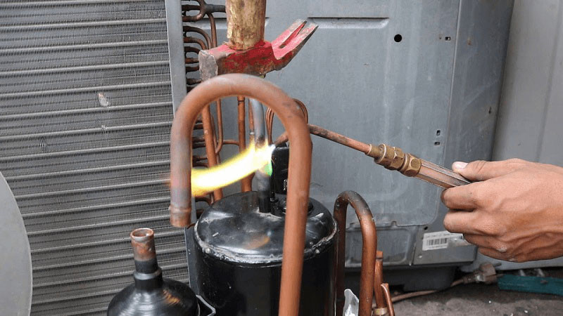 Điều hòa hỏng block 