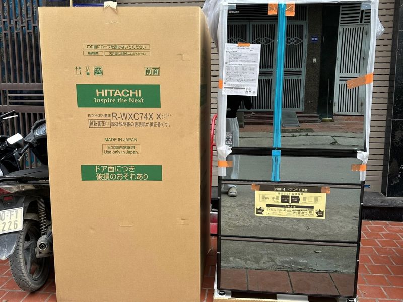 tủ lạnh Hitachi R-WXC74X